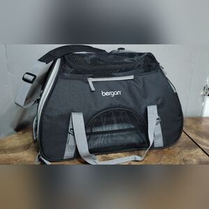 Bergan Small Breed Pet Comfort Carrier Black/Grey New
